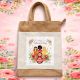 Brown Juco Womens Day Special Jute Bag Handmade